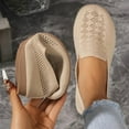 thumbnail image 1 of Tawop Platform Sandals Women Womens Shoes Work Casual Flat Square Toe Breathable Sandal Beach Khaki Size 5.5, 1 of 6