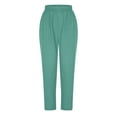 thumbnail image 1 of Tawop Scrubs for Women Scrub Pants Elastic Waist Straight Leg Long Nurse Pants M, 1 of 4
