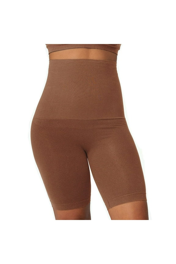 Shapewear for Women Hybrid High Waisted Seamless Shapewear with Tummy Control ,Mid Thigh Shaping Shorts (Women's and Women's Plus)