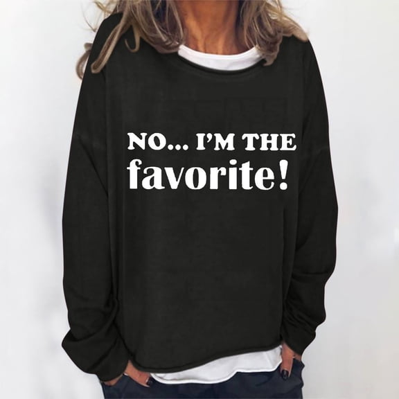 Tawop Sweatshirts for Women Tops for Women Womens Sweatshirts Crew Neck Plus Long Sleeve Graphic Hoodless Casual Black 2XL