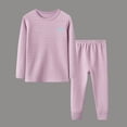 thumbnail image 1 of Tawop Thermal Underwear Unisex Long Johns Warm Winter Crewneck Long Sleeves Outfits Top and Bottom Set Base Layer Fall Clothing, 1 of 8