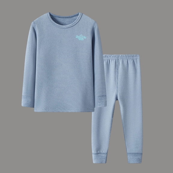 Tawop Thermal Underwear Unisex Long Johns Warm Winter Crewneck Long Sleeves Outfits Top and Bottom Set Base Layer Fall Clothing