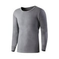 thumbnail image 1 of Tawop Thermal Underwear for Men Warm Crewneck Long Sleeves Thick Tops Base Layer Outfits, 1 of 5