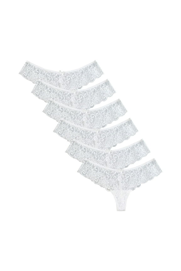 Tawop Underwear Women Sexy Briefs Lace Bikini Thongs Low Waist Silk Thong Comfy G-String Silky Underwear