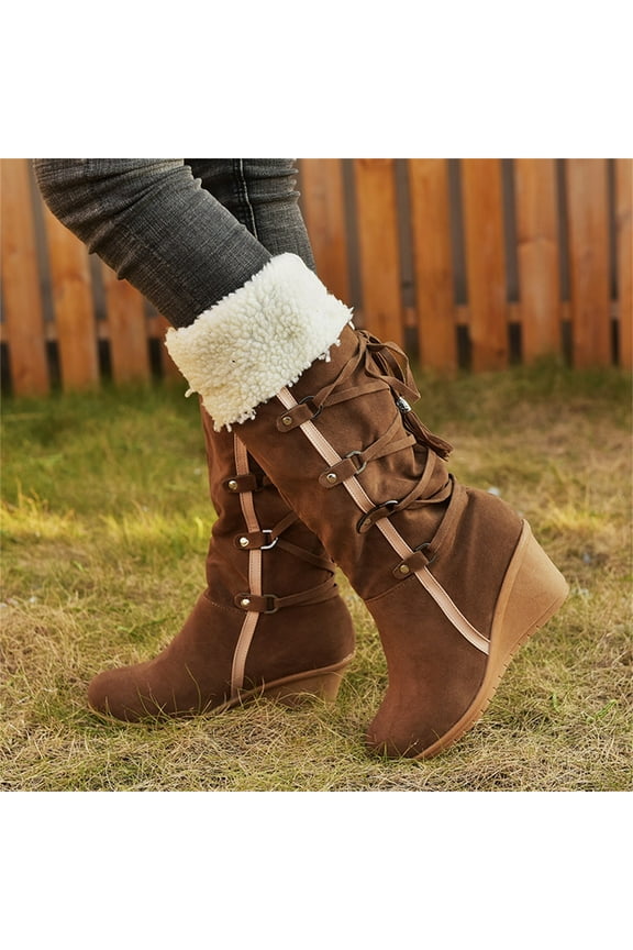 White Cowboy Boots Women, After Sanding With Tassels High Boots Sleeves Wedges Snow Boots Hunter Boots Black Combat Boots