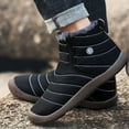 thumbnail image 1 of Tawop Wide Width Boots For Women,Couples Comfortable Casual Shoes Men Winter Water-Resistant Flat Fur Lined Boots Women Winter Boots Pirate Boots, 1 of 9