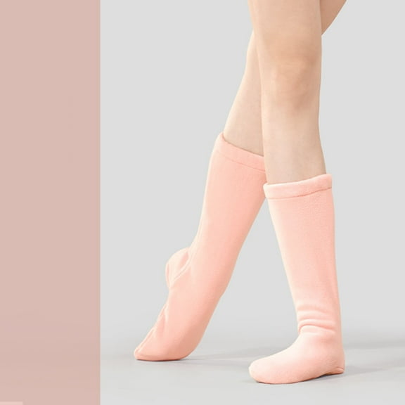 Tawop Winter Boots for Women Fashionable Casual Solid Color Soft-Soled Warm Fleece-Lined Exercise Shoes Adult Boots Dance Shoe Teacher Shoes Dance Shoes Women's Boots