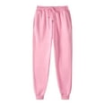 thumbnail image 1 of Tawop Sweatpants Fleece Thick Casual Sweatpants Drawstring Solid Color Running Sweatpants for Women Plus Size Workout Fall Winter, 1 of 3