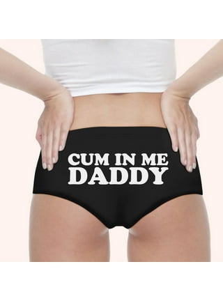 Women's Cheeky Panties Yes Daddy Knickers Boyshorts Low Rise