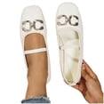 thumbnail image 1 of Tawop Women Shoes Casual Flat Womens Dress Shoes Pointy Toe Rhinestone, 1 of 9