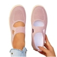 thumbnail image 1 of Tawop Women Shoes Slip On Casual Comfort Flat Non Slip Shoes Breathable Mesh Versatile, 1 of 7