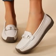 thumbnail image 1 of Tawop Women Shoes Womens Dress Shoes Work Shoes Flats Casual Comfort Round Toe Slip On Beige 7, 1 of 9