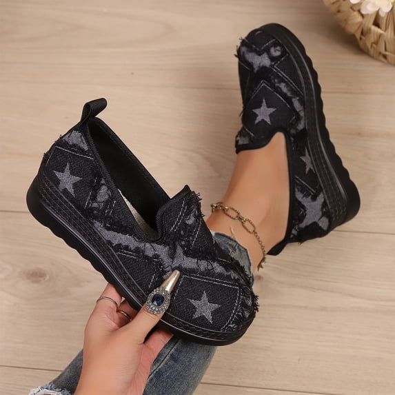 Tawop Women's Shoes Casual Flat Shoes for Women Round Toe Lightweight Breathable