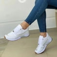 thumbnail image 1 of Tawop Women Shoes Women's Shoes, Casual Lace-Up Low Tops White Size 6.5, 1 of 3