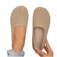 thumbnail image 1 of Tawop Women's Shoes Slip On Casual Flat Shoes for Women Breathable Loafers Soft Retro Low Tops Cut-Out, 1 of 9
