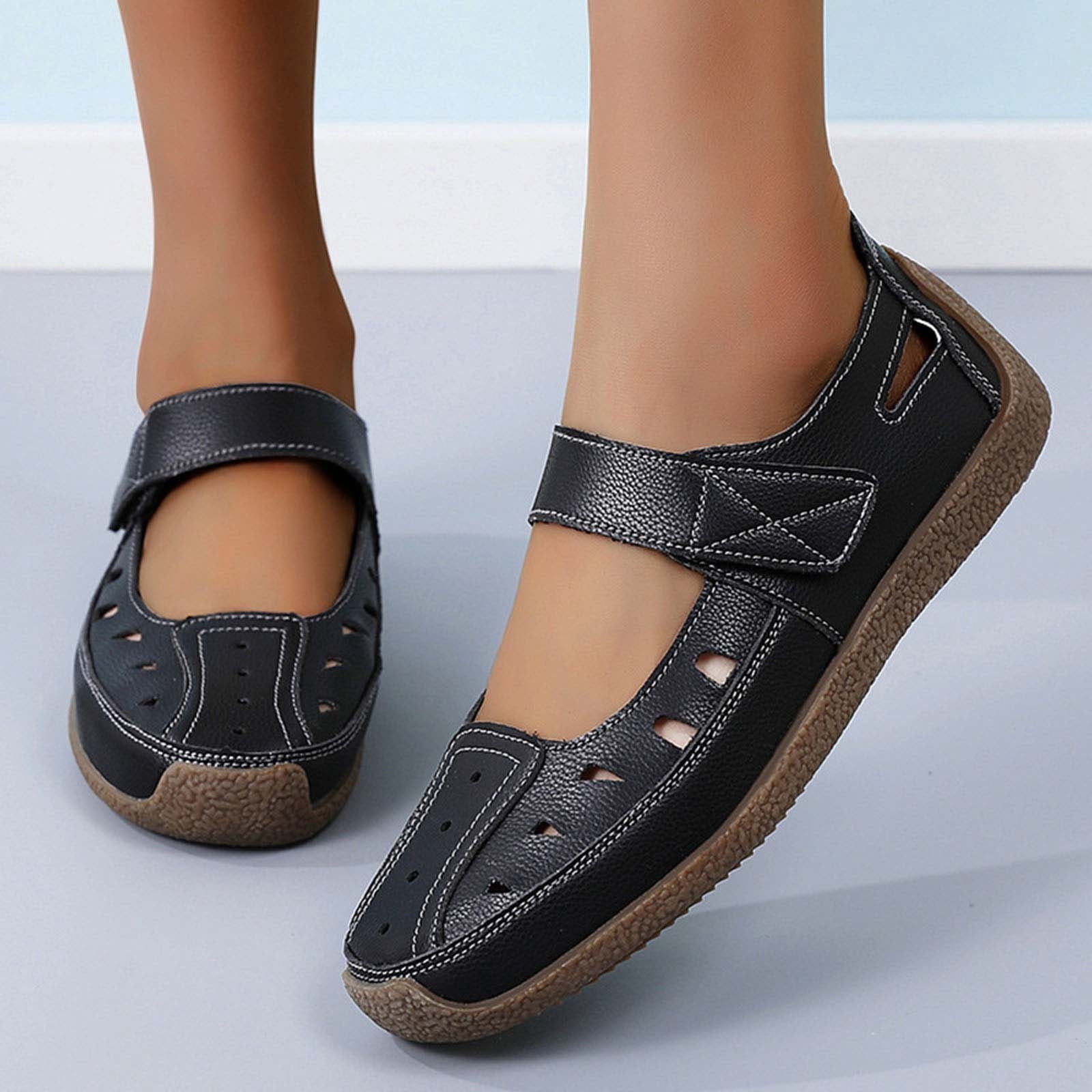Tawop Women's Shoes Womens Dress Shoes Work Shoes Flats Casual Comfort Soft Sole Black 9.5 - Walmart.com Tawop Women's Shoes Womens Dress Shoes Work Shoes Flats Casual Comfort Soft Sole Black 9.5 - Walmart.com