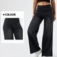 thumbnail image 1 of Tawop Womens Jeans Wide Leg Jeans High Rise Barrel Jeans Multiple Pockets Baggy Jeans, 1 of 6