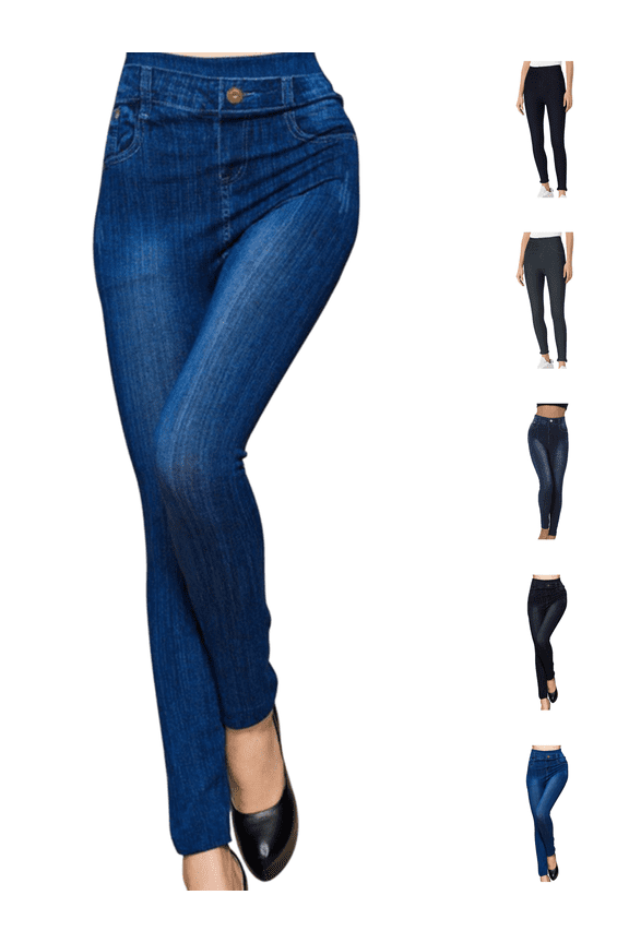 Womens Jeggings High Rise Jeggings Strechy Jeans Style Pants Tight Slim Fit Womens Pants