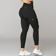 thumbnail image 1 of Tawop Womens Leggings Multiple Pockets High Waisted Leggings Butt Lift Fitness Running Leggings Quickly Dry Tight Utility Leggings, 1 of 9