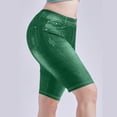 thumbnail image 1 of Tawop Womens Leggings Shorts for Women Slim Fit Lightweight Tight Strechy Faux Jeggings, 1 of 3