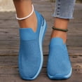 thumbnail image 1 of Tawop Shoes Women Womens Shoes Womens Dress Shoes Casual Sneaker Round Toe Blue Size 8.5, 1 of 8