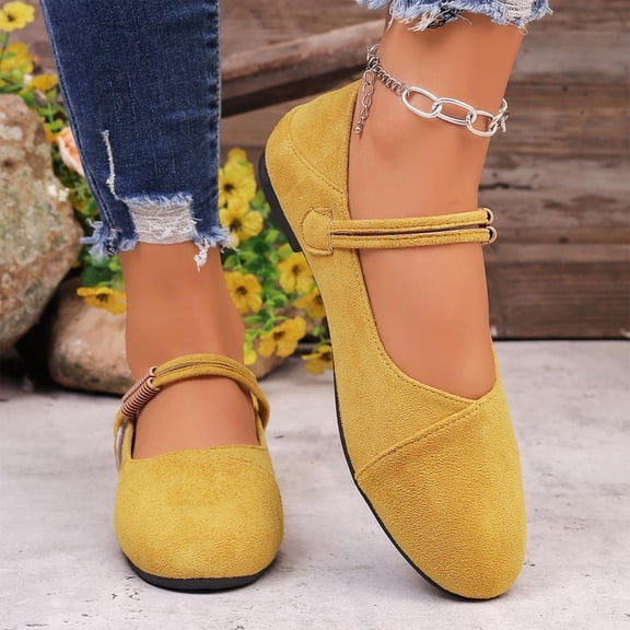 Tawop Womens Shoes Mary Jane Casual Flat Womans Shoes Loafers Retro