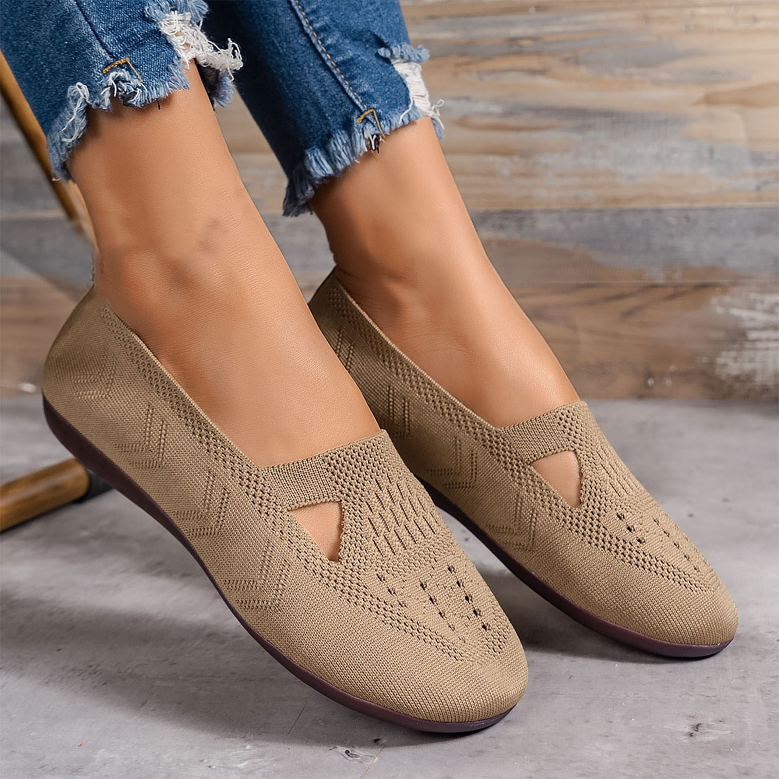 tan dress shoes women's Tawop Women Walking Work Casual Flat Womens Shoes Round Toe Breathable Soft Low Tops inspired brides. Women's Oxfords Shoes Online