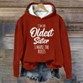 thumbnail image 1 of Tawop Womens Sweatshirts Womens Top Sweatshirts for Women Long Sleeve Hoodies Graphic Casual Wine S, 1 of 3