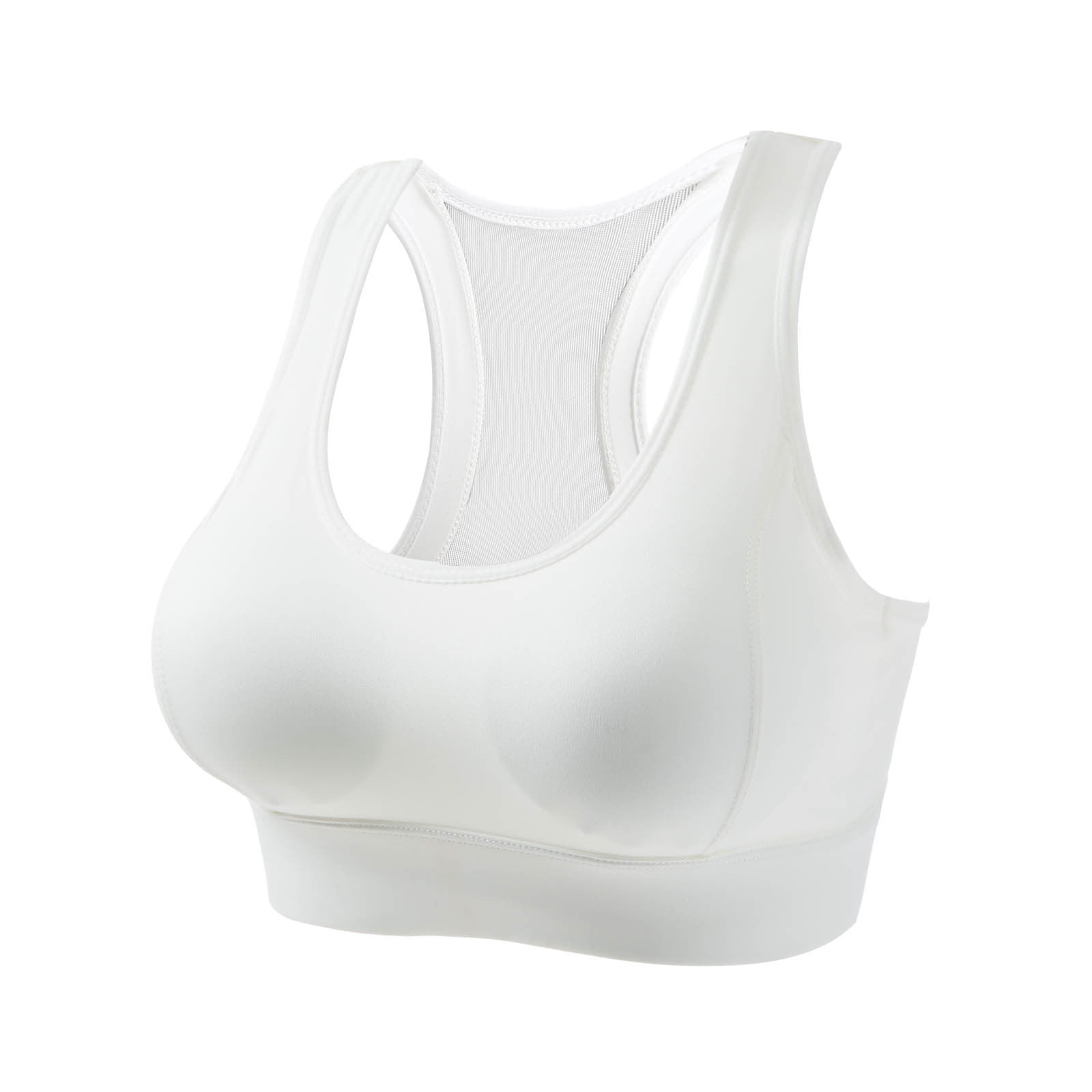 S-6XL Womens Ultra Fit Shockproof Sports Bras Breathable Back Support Bra  Yoga Fitness Full Coverage Underwear Vest Top (Color : White, Size : Small)  : : Clothing, Shoes & Accessories