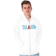 thumbnail image 1 of Tax Hike USA Political Opinion Unisex Fleece Graphic Zip Up Hoodie Brisco Brands 4X, 1 of 5