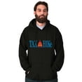 thumbnail image 1 of Tax Hike USA Political Opinion Unisex Plus Fleece Graphic Hoodie Brisco Brands 2X, 1 of 5
