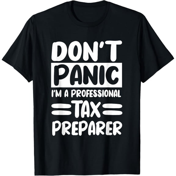 Tax Preparer Professional Income Adviser Expert Job CPA T-Shirt