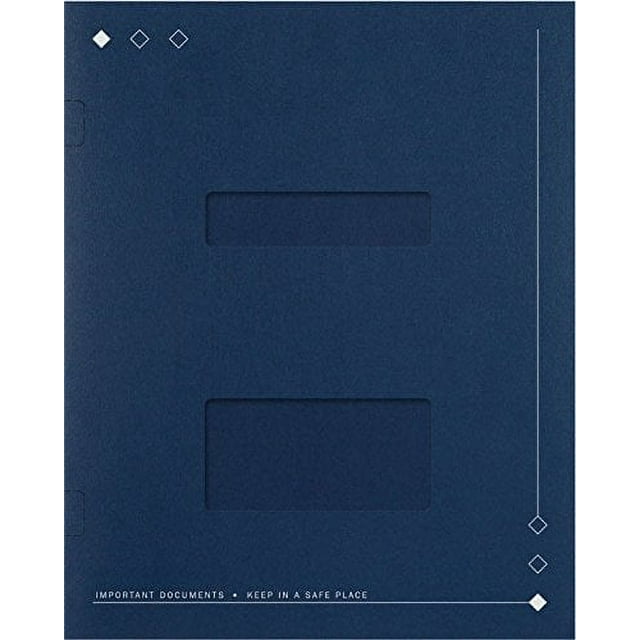 Tax Return Folder With SideStaple Tabs, 50 Count
