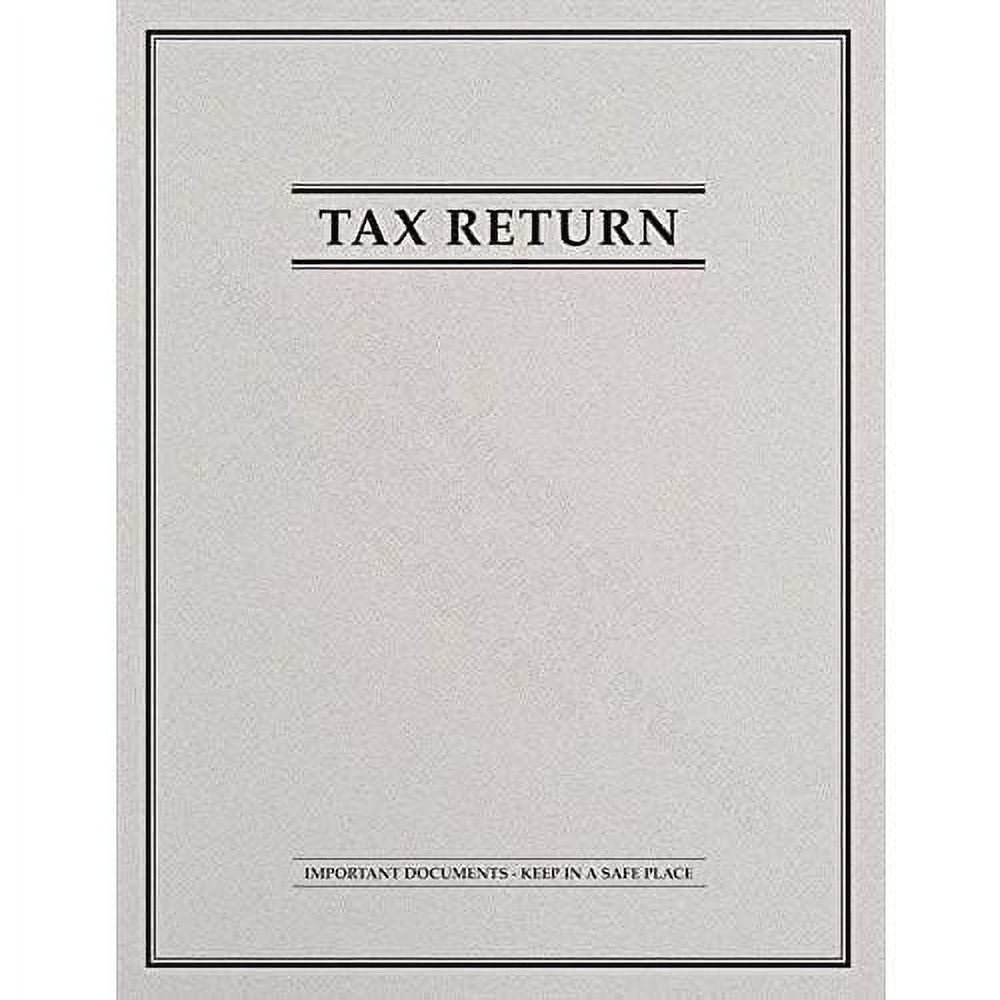 Tax Return Folder With TopStaple Tab And Classic Border, 50/Pk