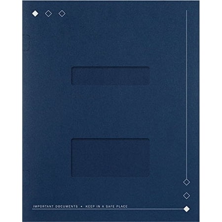 Tax Return Folder with Side-Staple Tabs, 50 Count