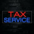 thumbnail image 1 of Tax Service-LED Neon Sign 30"L x 12"H #30299, 1 of 3