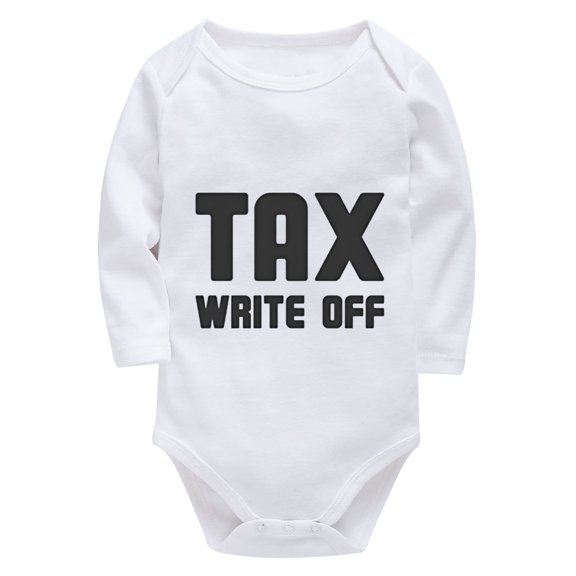 Tax Write Off Accountant Parent Coming Home Outfit Long Sleeve Baby Girl Coming Home Outfits White Boy Infant Clothes 0-3 Mo