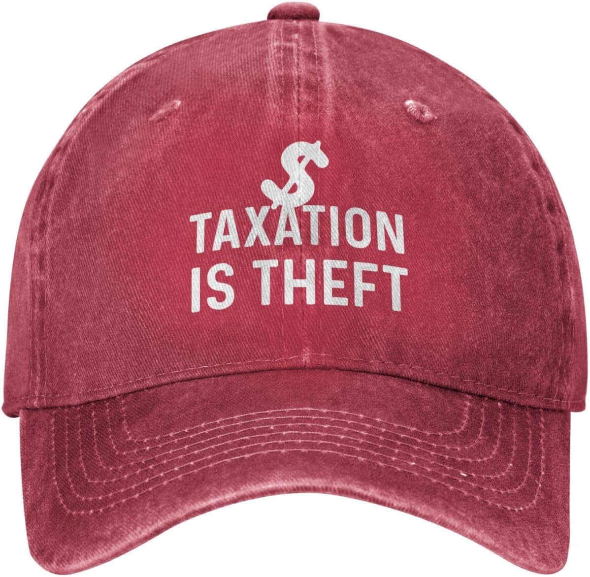 Taxation Is Theft Hat Women Baseball Cap with Design Cap