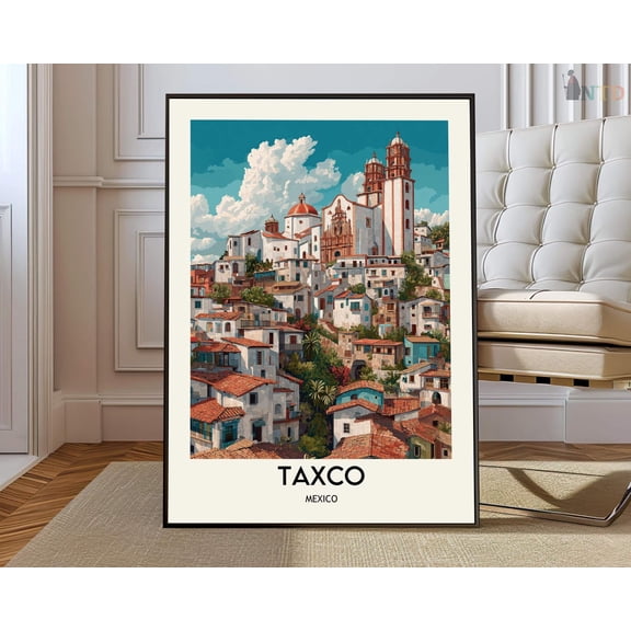 Taxco Guerrero Mexico Poster Unframed Paper Print