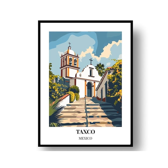 Taxco Mexico Travel Print