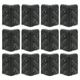 thumbnail image 1 of CTIRCHIU Black Plastic Corner Guards 12 Pack, 3.0 x 1.8 x 1.8 Inch, Edge Protectors for Furniture and Walls, 1 of 10