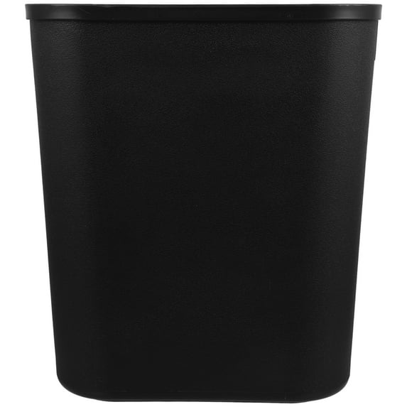 Taxenne 14L Slim Small Trash Can Rectangular Garbage Bin Wastebasket for Kitchen, Bedroom, Home - Black