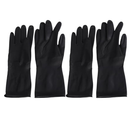 CTIRCHIU Plastic Hair Dye Gloves for Hair Beauty Tools Ideal for Work Use 2 Pairs