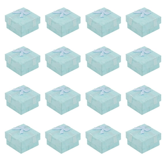 Taxenne 24pcs Small Jewelry Boxes with Lids and Cotton, Bulk Empty Earring Boxes for , Jewelry Storage Boxes