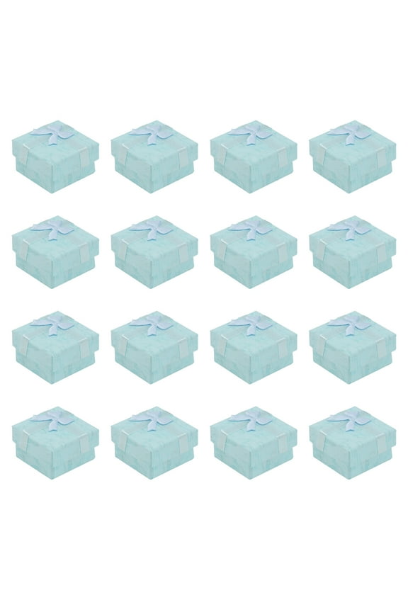 24pcs Small Jewelry Boxes with Lids and Cotton, Bulk Empty Earring Boxes for , Jewelry Storage Boxes