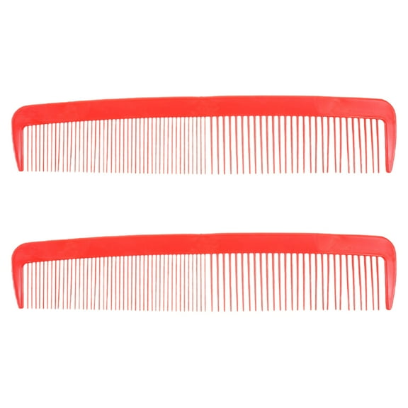 CTIRCHIU 2-Pack Giant Red Plastic Comb Set, Funny and Hair Styling Tools