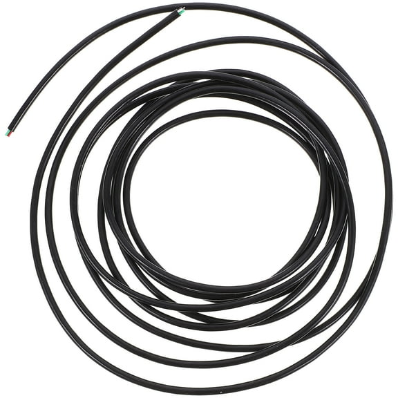 CTIRCHIU Shielded Guitar Hookup Wire PVC Jacket Black 1Pack