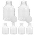 thumbnail image 1 of CTIRCHIU 6pcs Transparent Plastic Milk Spout Dispenser Leakproof Storage Containers for Juice and Beverages 500ml, 1 of 10