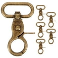 thumbnail image 1 of Taxenne 6-Pack Trigger Snap Hooks with Swivel Clasp, Replacement Bag Hooks and Lanyard Clips for, 1 of 10