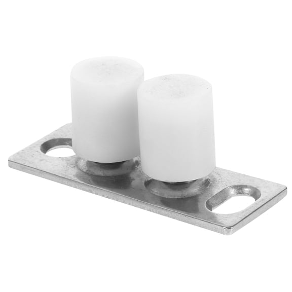 CTIRCHIU Sliding Door Floor Guide Silver 1Pcs 1.9x0.8x0.7in